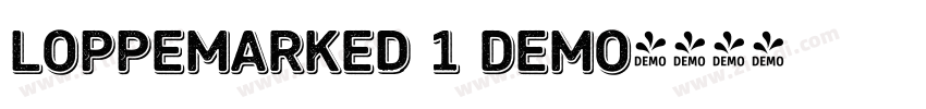 Loppemarked 1 Demo字体转换